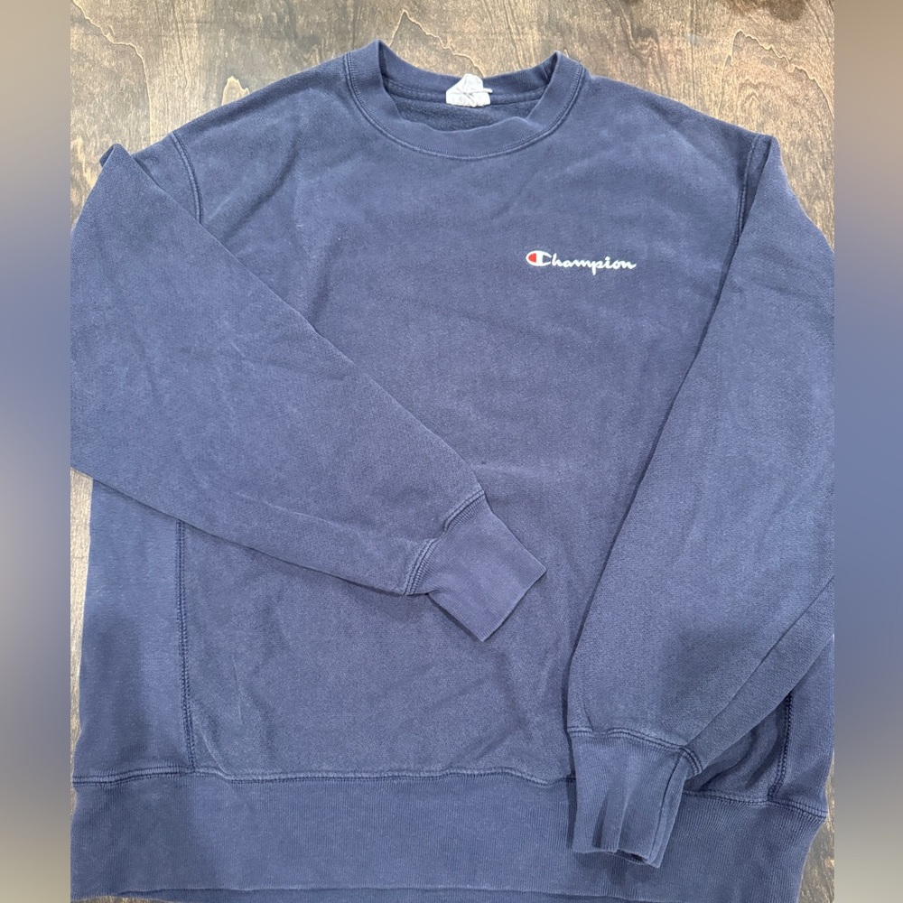 Champion Men's Deep Blue Crewneck